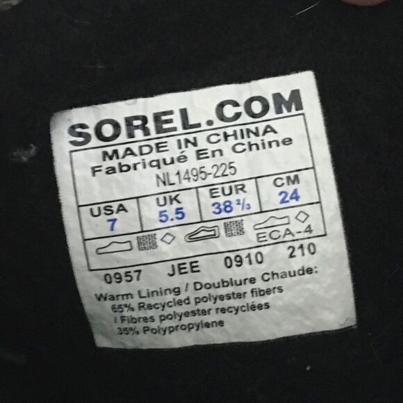 SOREL Women’s Winter Carnival Waterproof Snow Boot Taupe Brown 7 - Picture 8 of 8